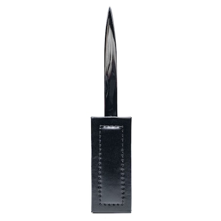 Dacasso Black Bonded Leather Letter Opener AG-1427